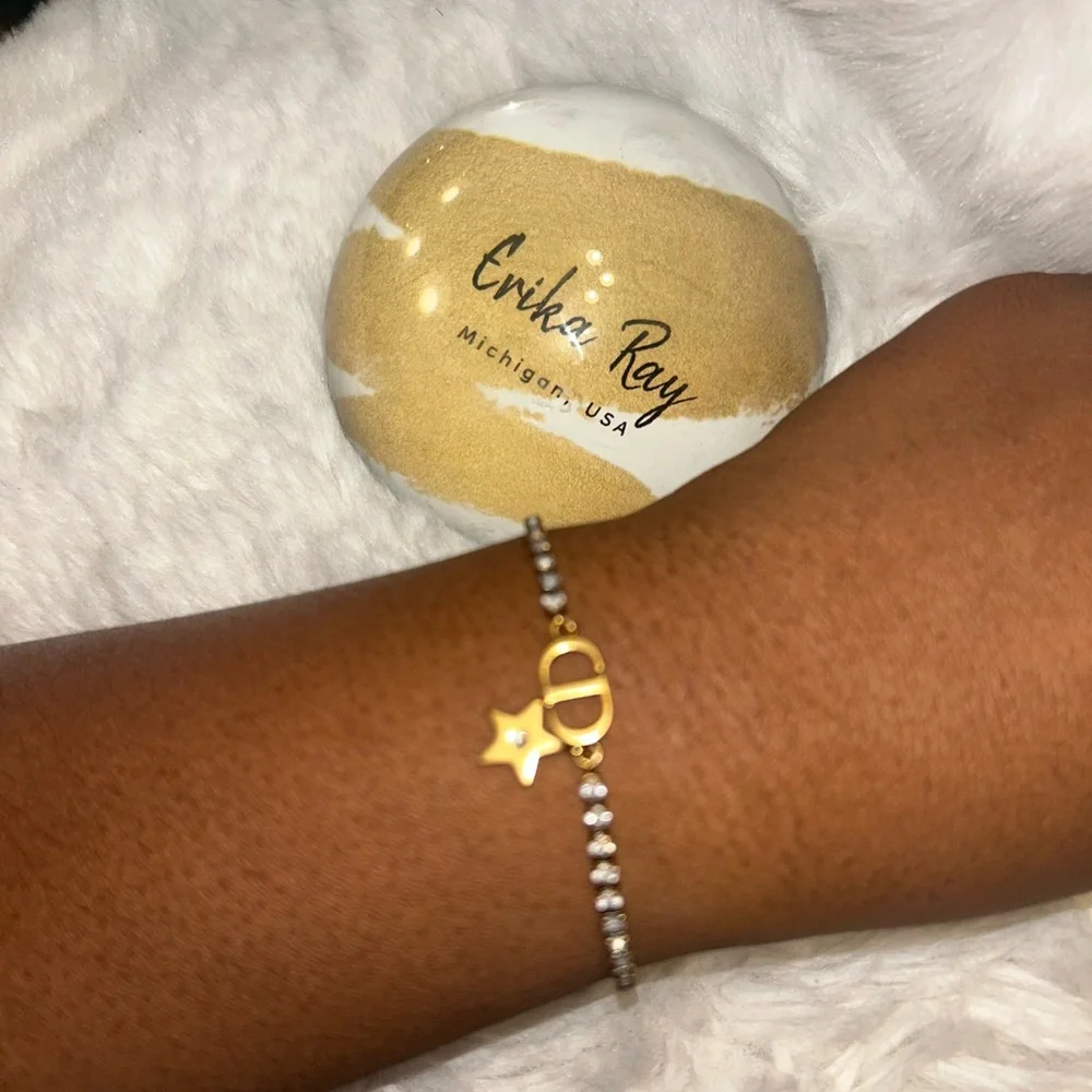 Christian Dior Star Charm Tennis Bracelet